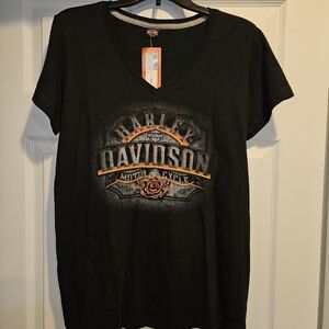 NWT Harley Davidson Short Sleeve Womens T-Shirt - Lg